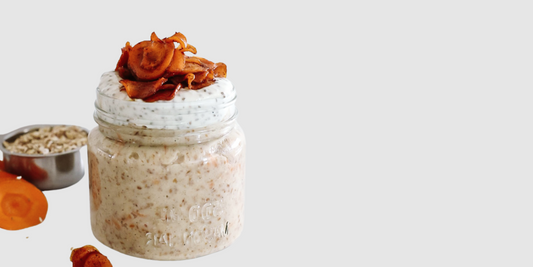 Carrot cake inspired oatmeal