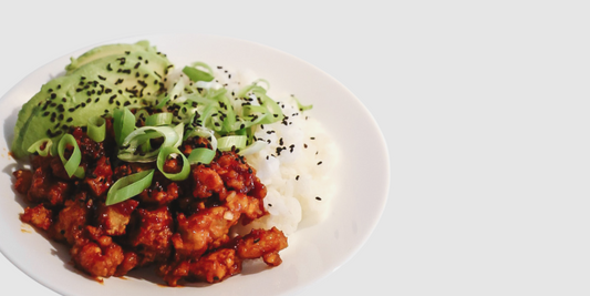 Spicy & sticky tofu