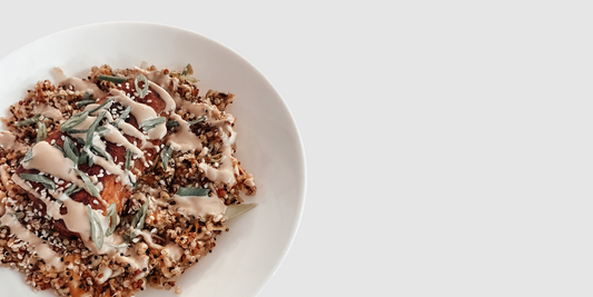 Salmon quinoa bowl