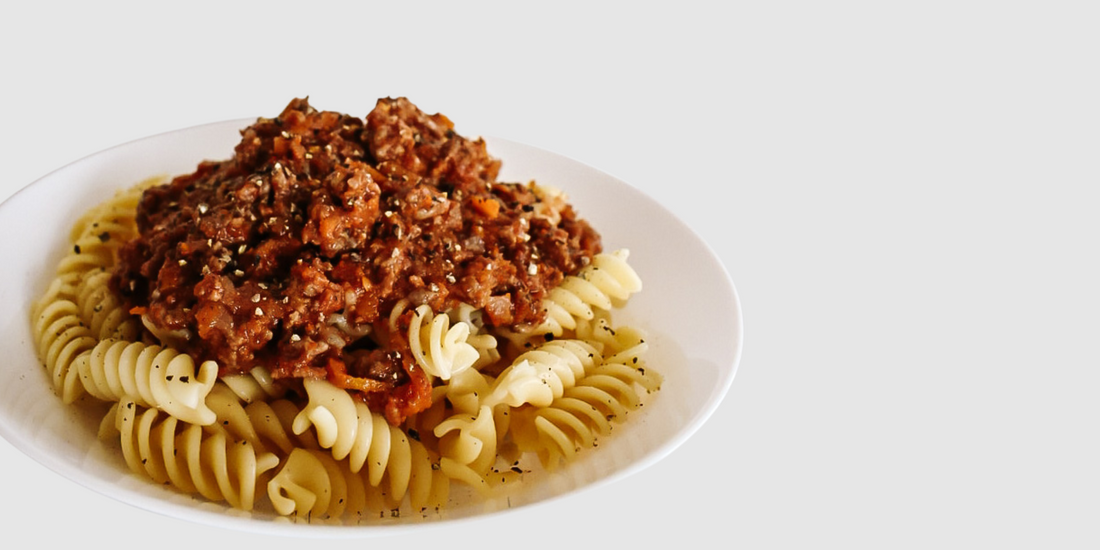 The new updated Pasta Bolognese